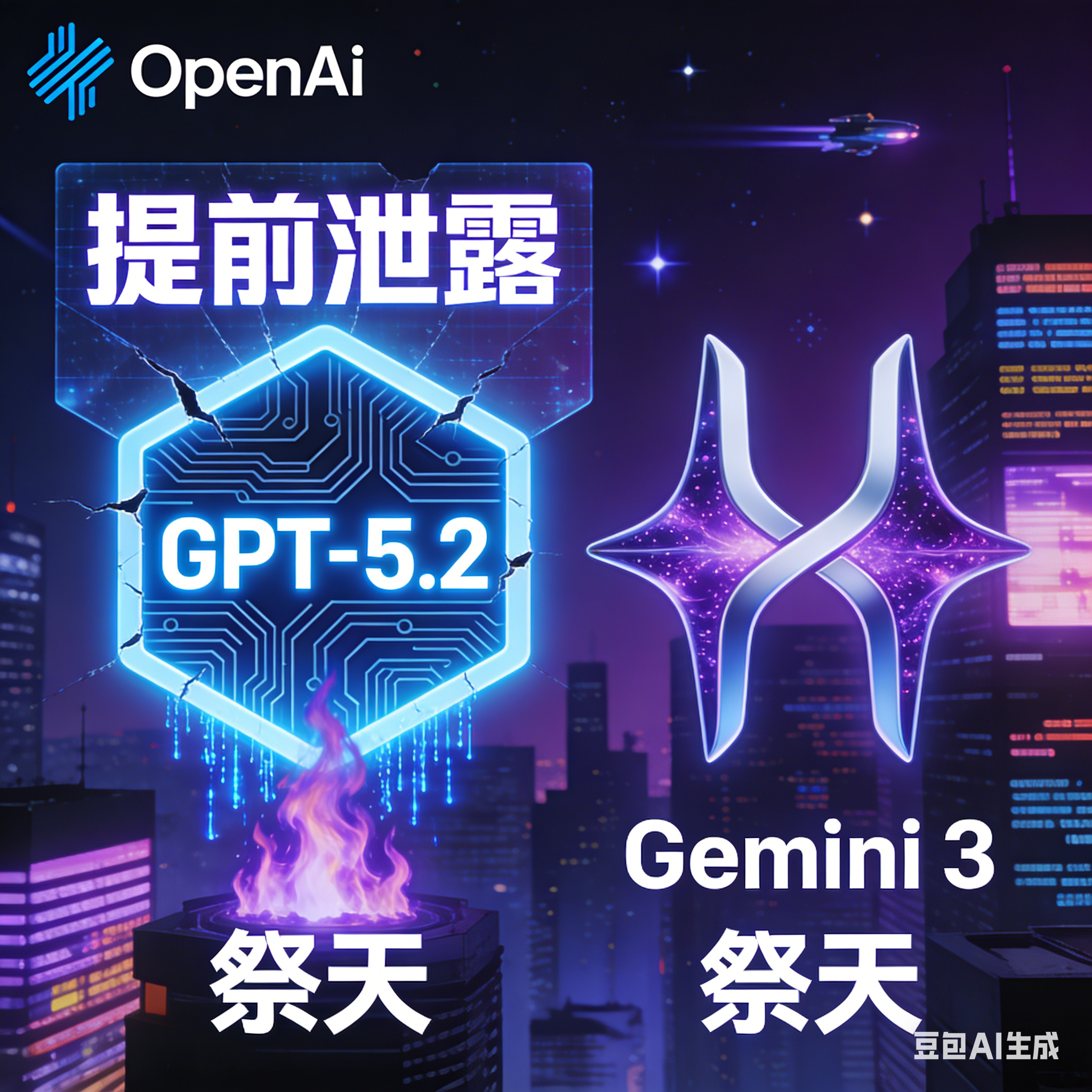 AI大战一触即发：GPT-5.2与Gemini 3的巅峰对决