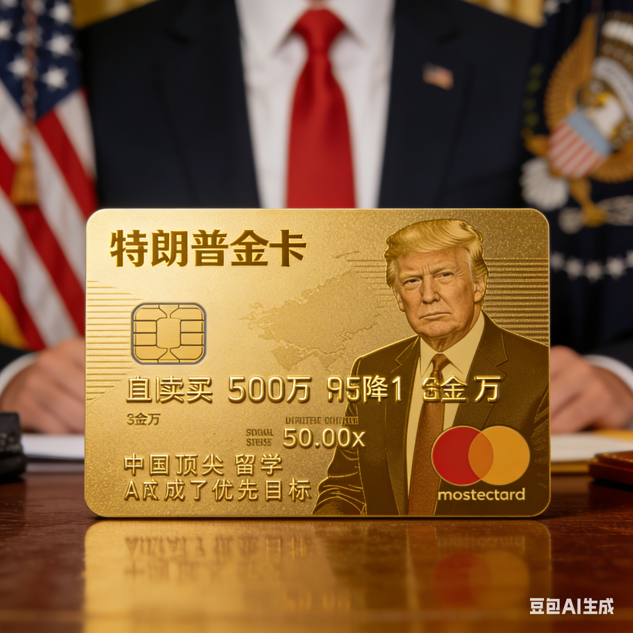 “特朗普金卡”正式开卖，500万直降100万