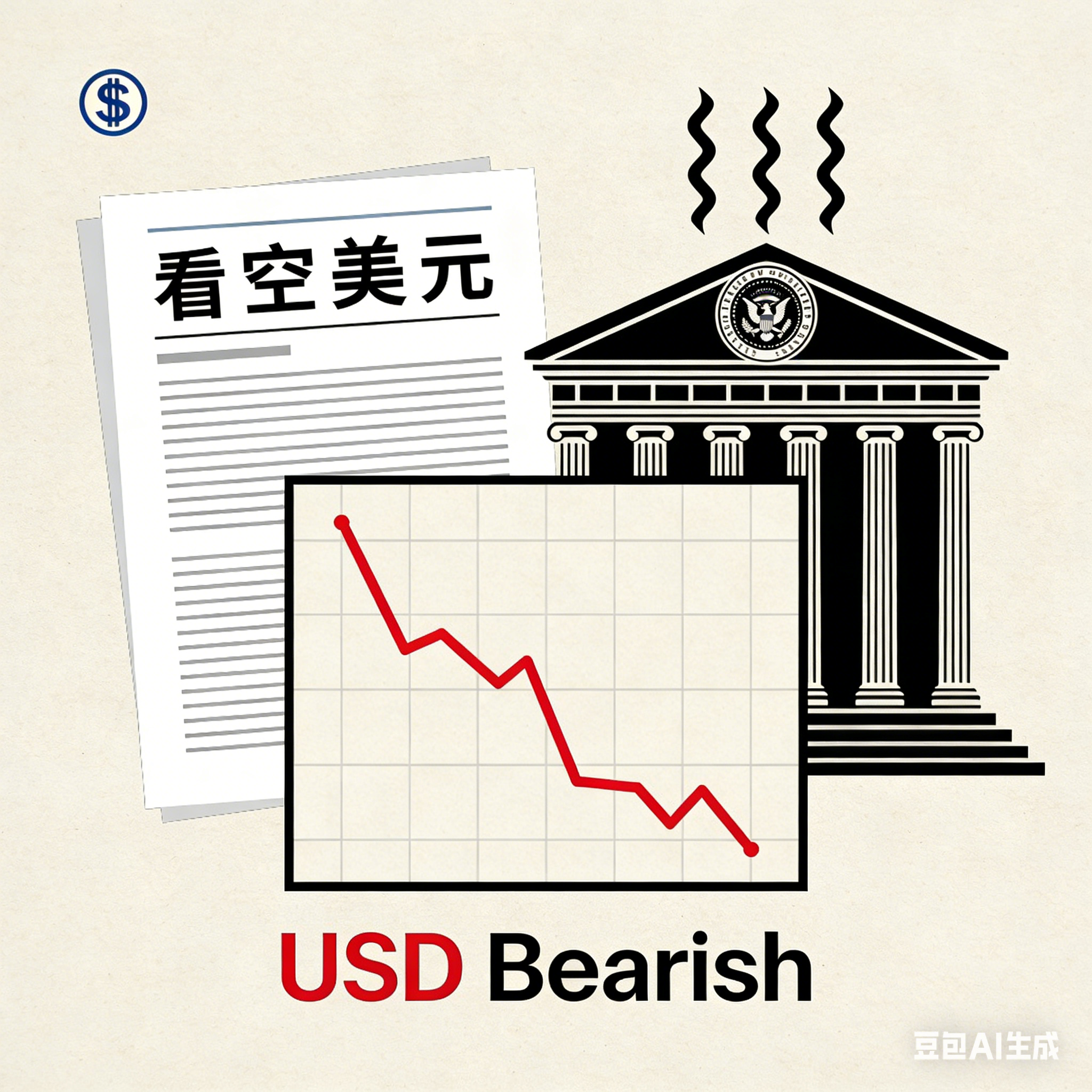 投行纷纷看空！美联储独自唱“鸽”，美元将重启跌势