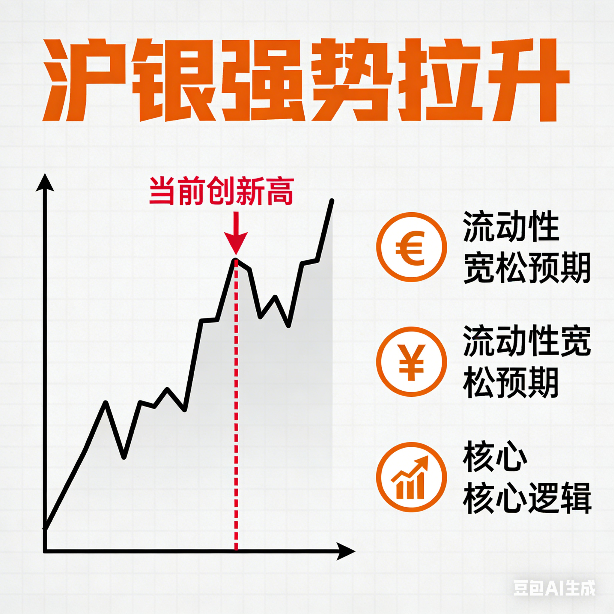 【品种交易逻辑】流动性宽松预期下，沪银强势拉升，续创历史新高！