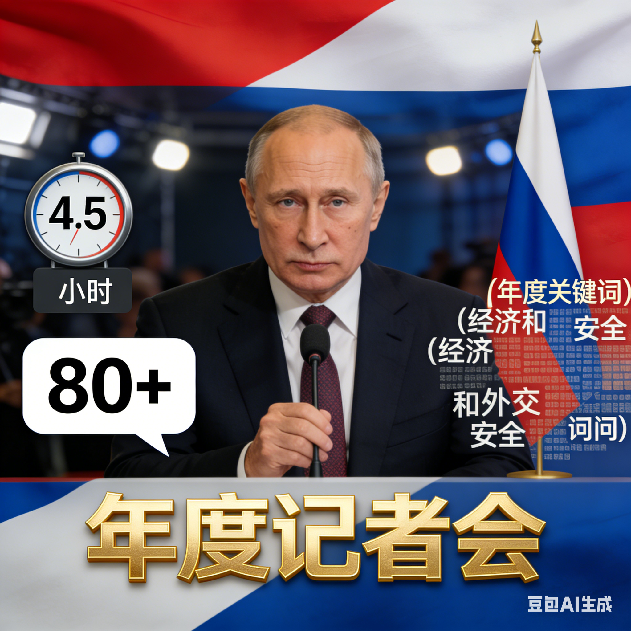 4个半小时80+提问，普京年度盘点说了啥