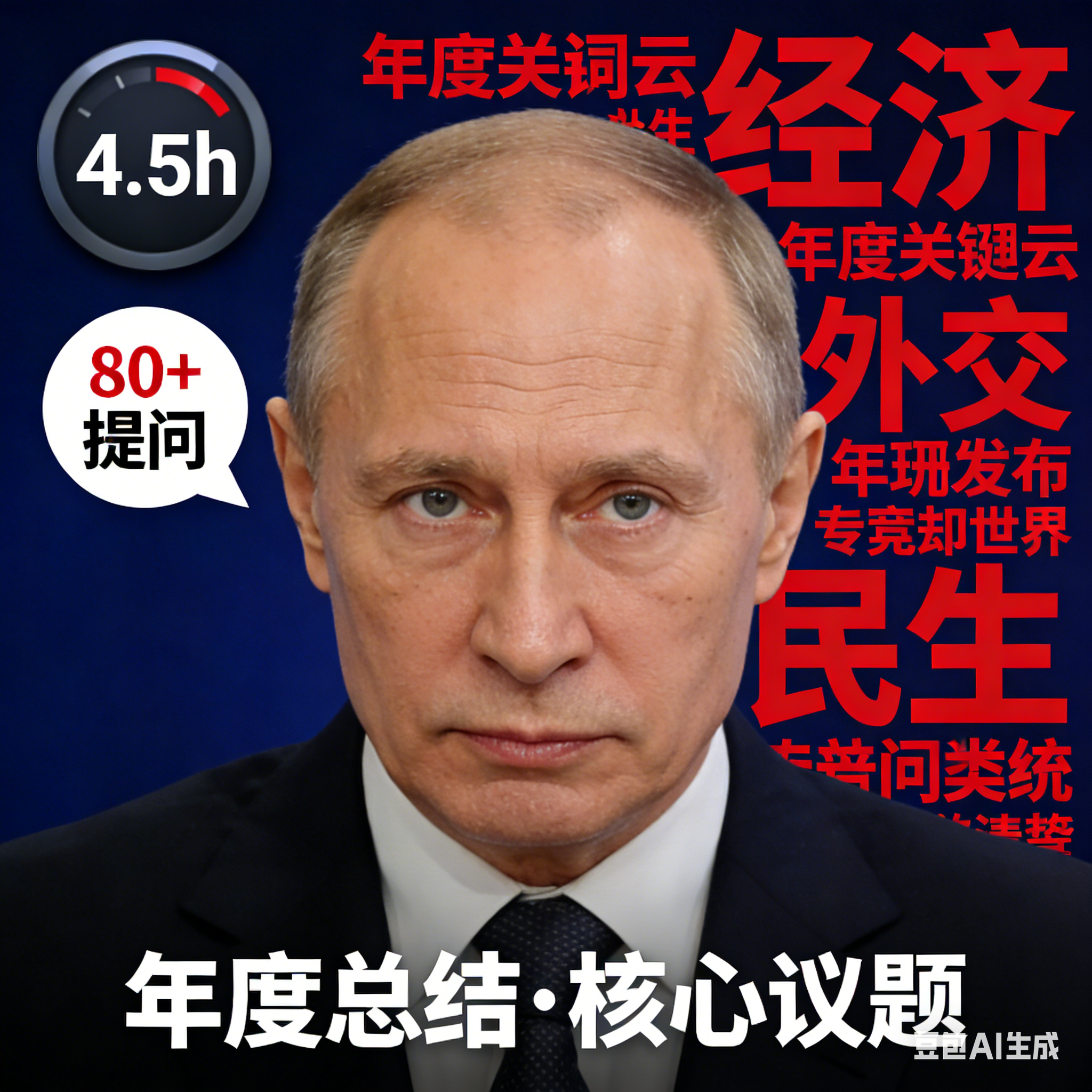 4个半小时80+提问，普京年度盘点说了啥